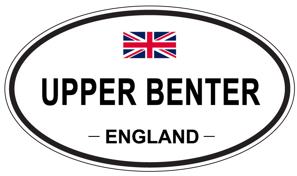 UPPER BENTER, England - Oval Magnet