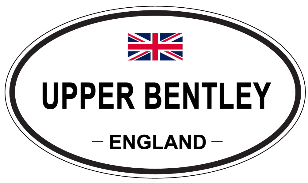 UPPER BENTLEY, England - Oval Magnet
