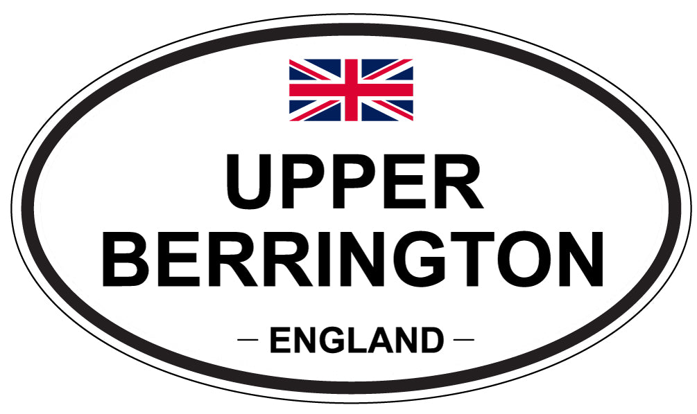 UPPER BERRINGTON, England - Oval Magnet