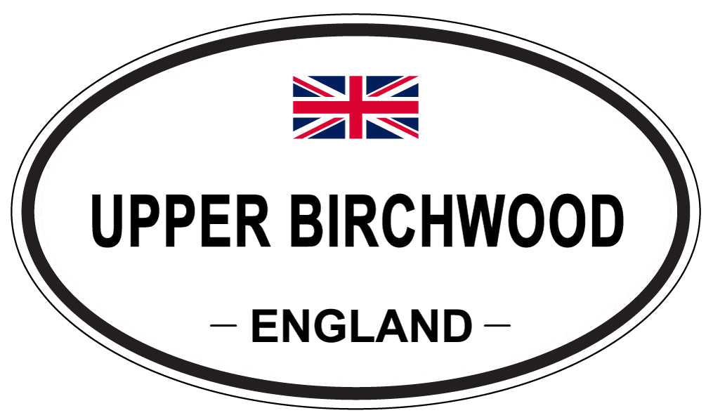 UPPER BIRCHWOOD, England - Oval Magnet