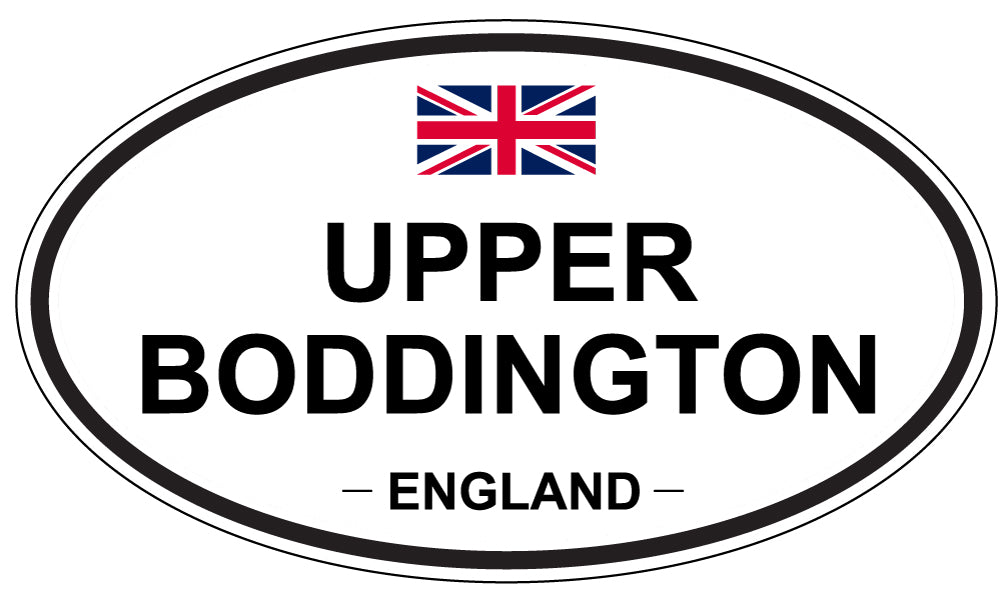 UPPER BODDINGTON, England - Oval Magnet