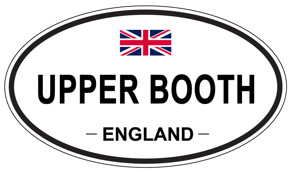 UPPER BOOTH, England - Oval Magnet