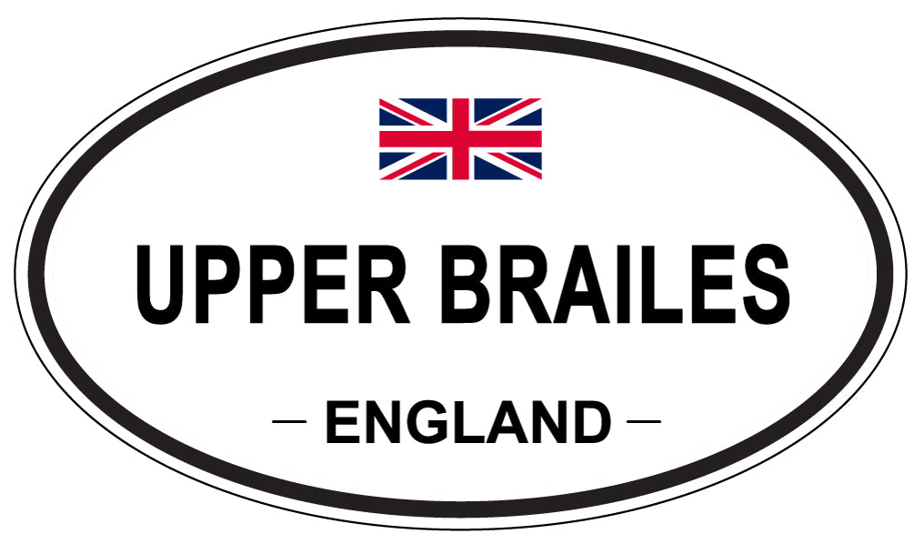 UPPER BRAILES, England - Oval Magnet