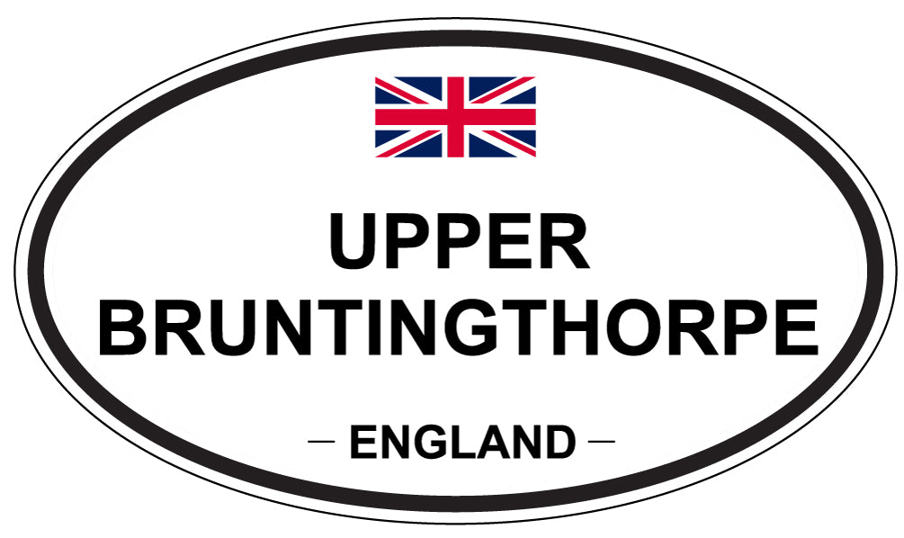 UPPER BRUNTINGTHORPE, England - Oval Magnet