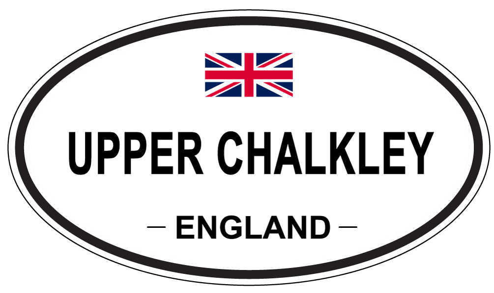 UPPER CHALKLEY, England - Oval Magnet
