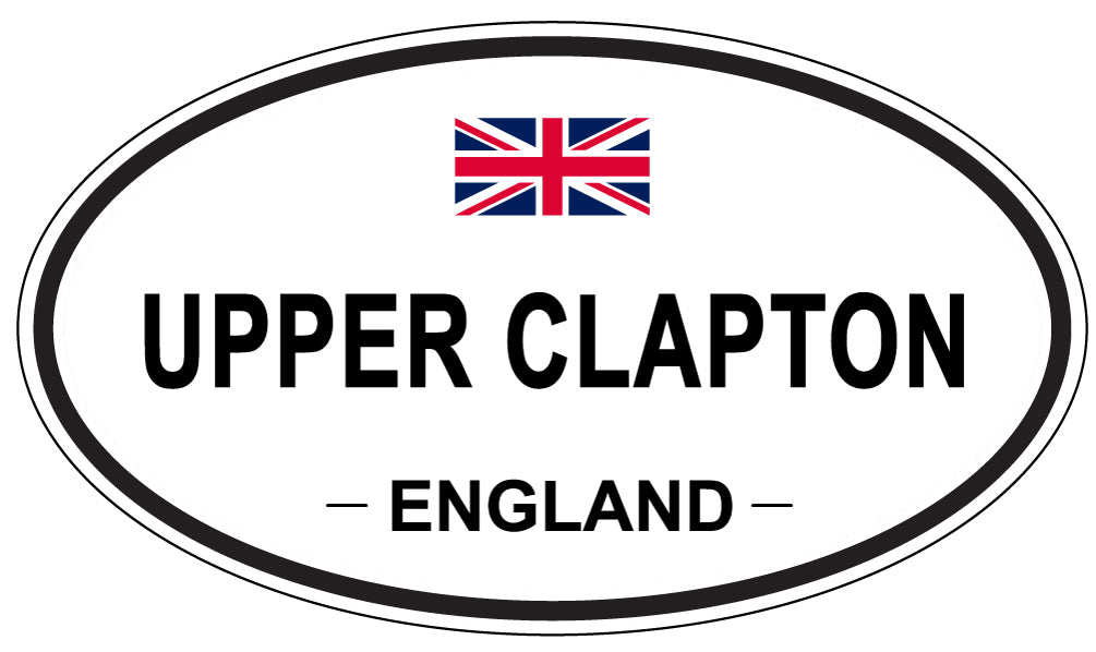 UPPER CLAPTON, England - Oval Magnet