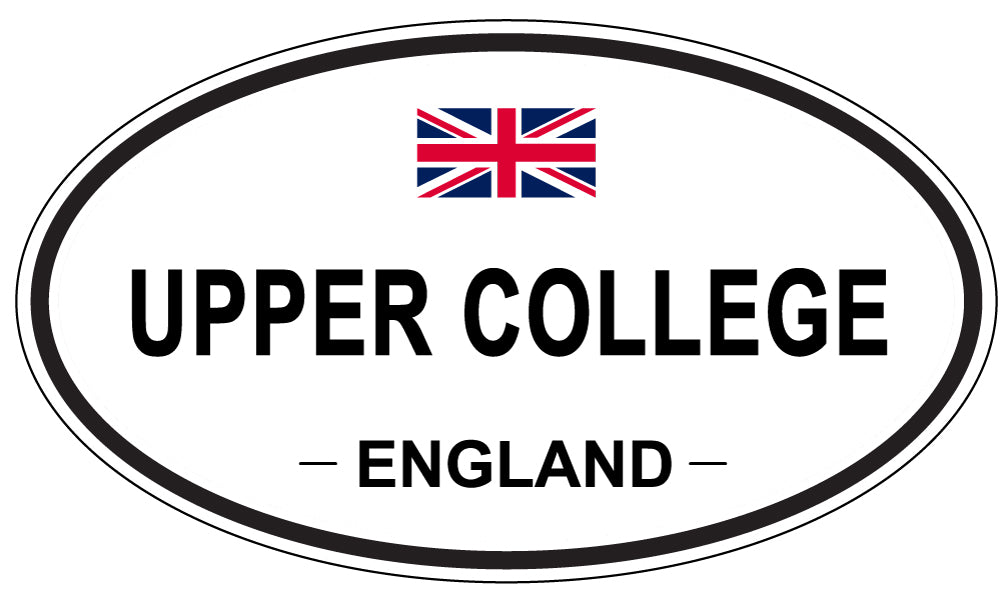 UPPER COLLEGE, England - Oval Magnet