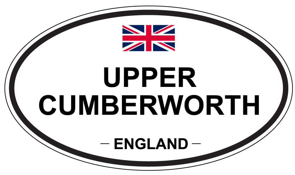 UPPER CUMBERWORTH, England - Oval Magnet