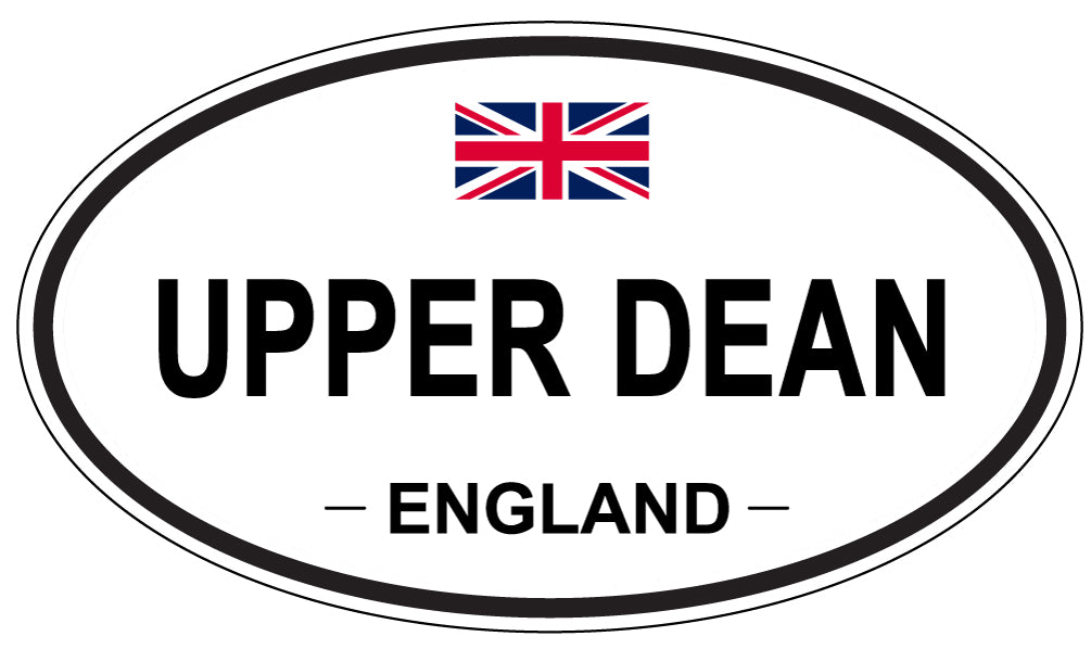 UPPER DEAN, England - Oval Magnet