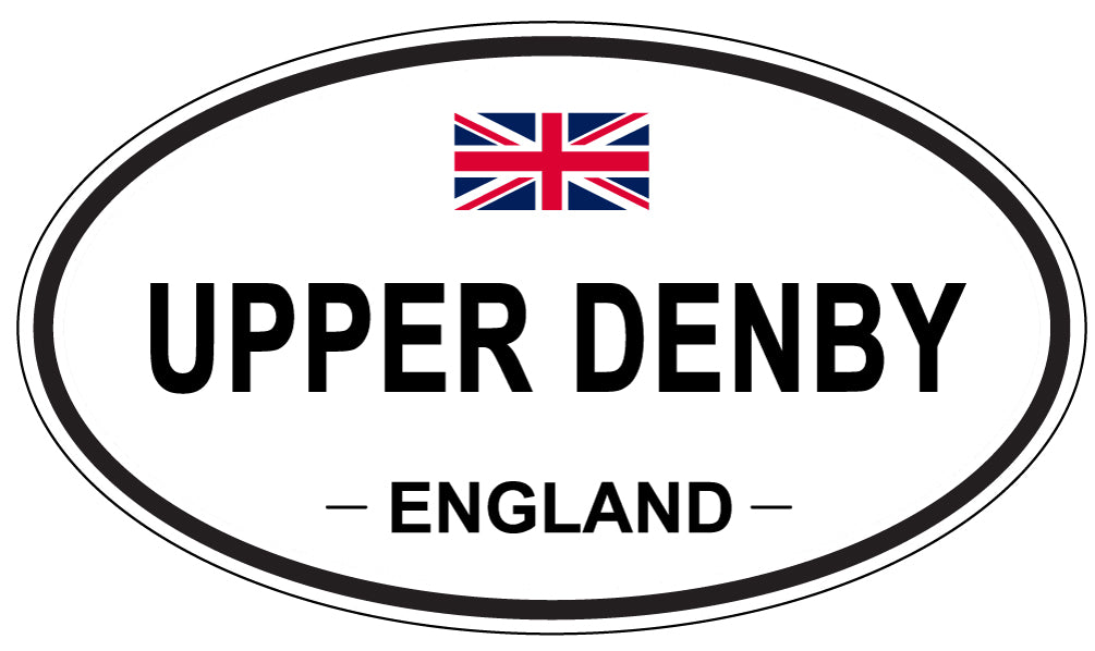UPPER DENBY, England - Oval Magnet