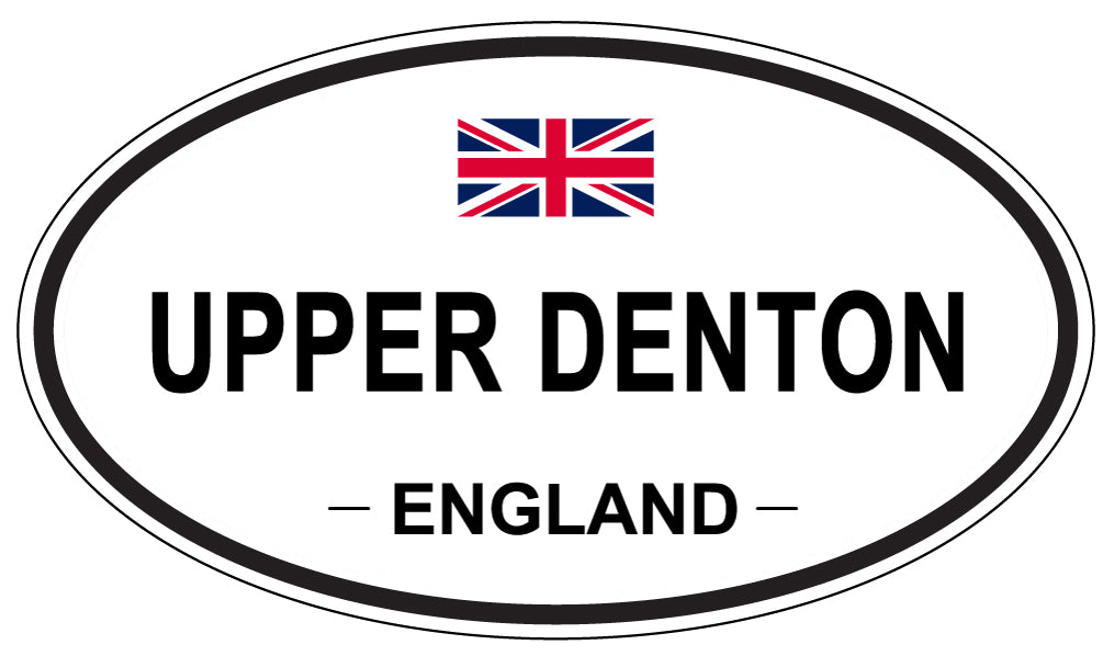 UPPER DENTON, England - Oval Magnet