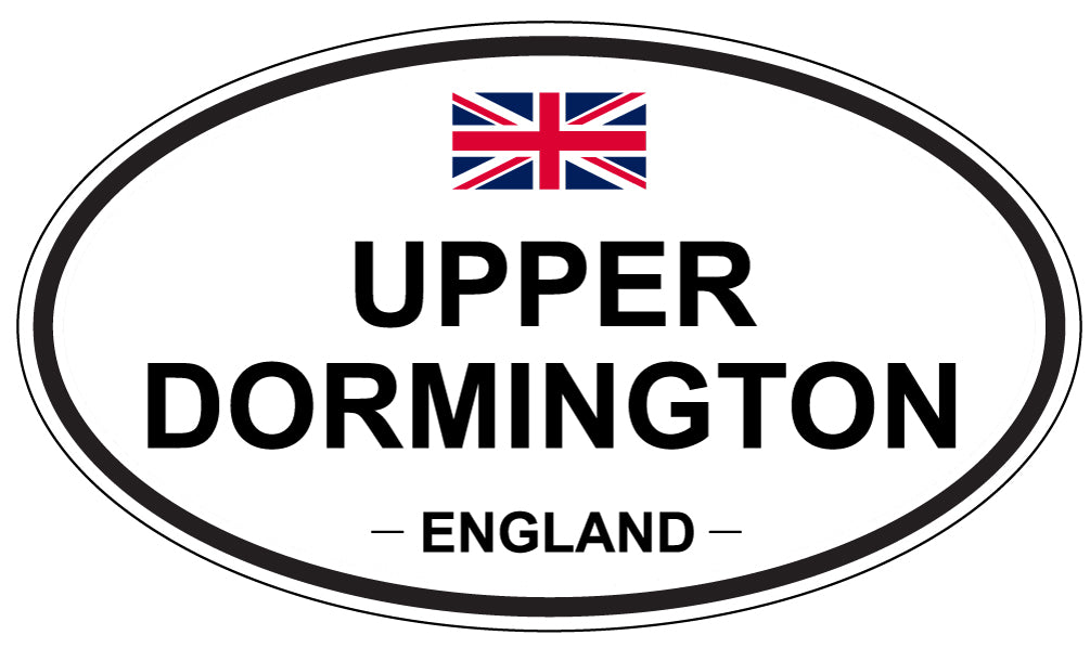 UPPER DORMINGTON, England - Oval Magnet