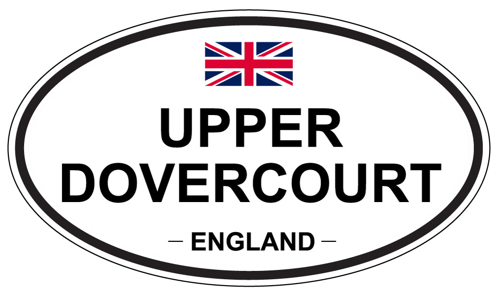 UPPER DOVERCOURT, England - Oval Magnet