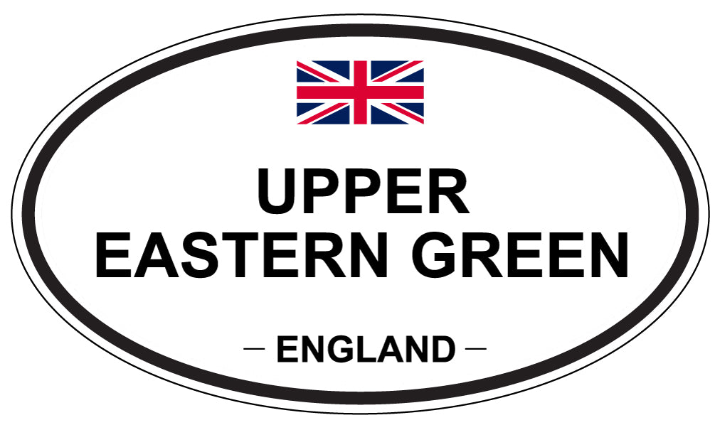 UPPER EASTERN GREEN, England - Oval Magnet
