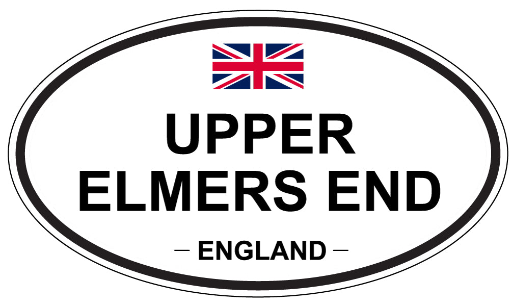 UPPER ELMERS END, England - Oval Magnet