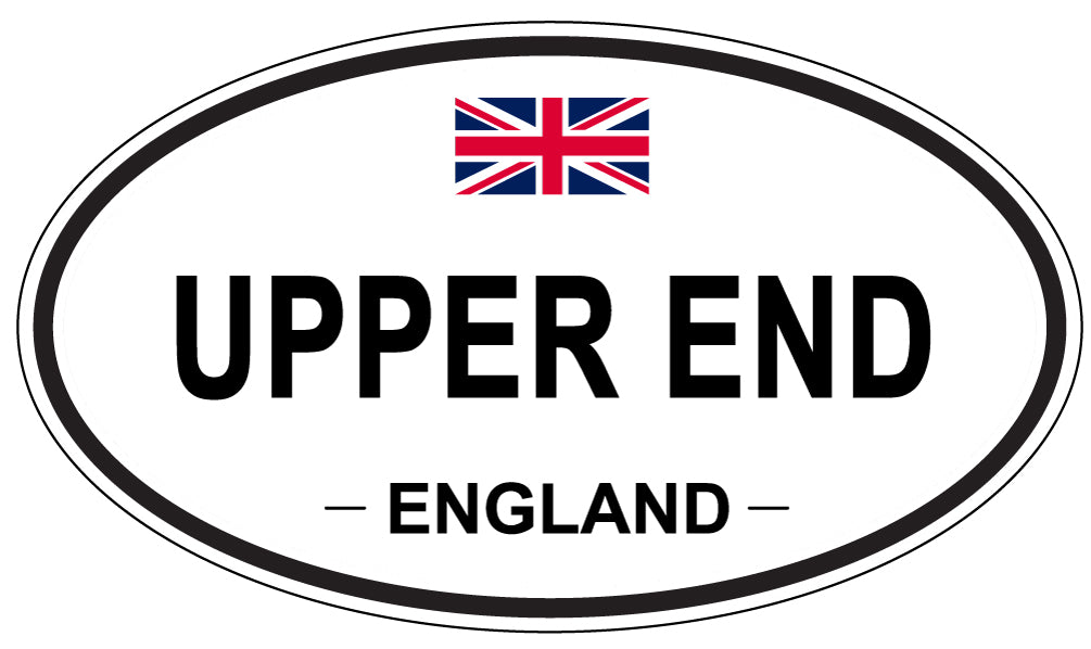 UPPER END, England - Oval Magnet