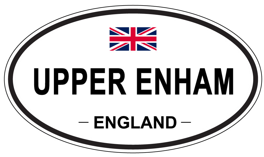UPPER ENHAM, England - Oval Magnet