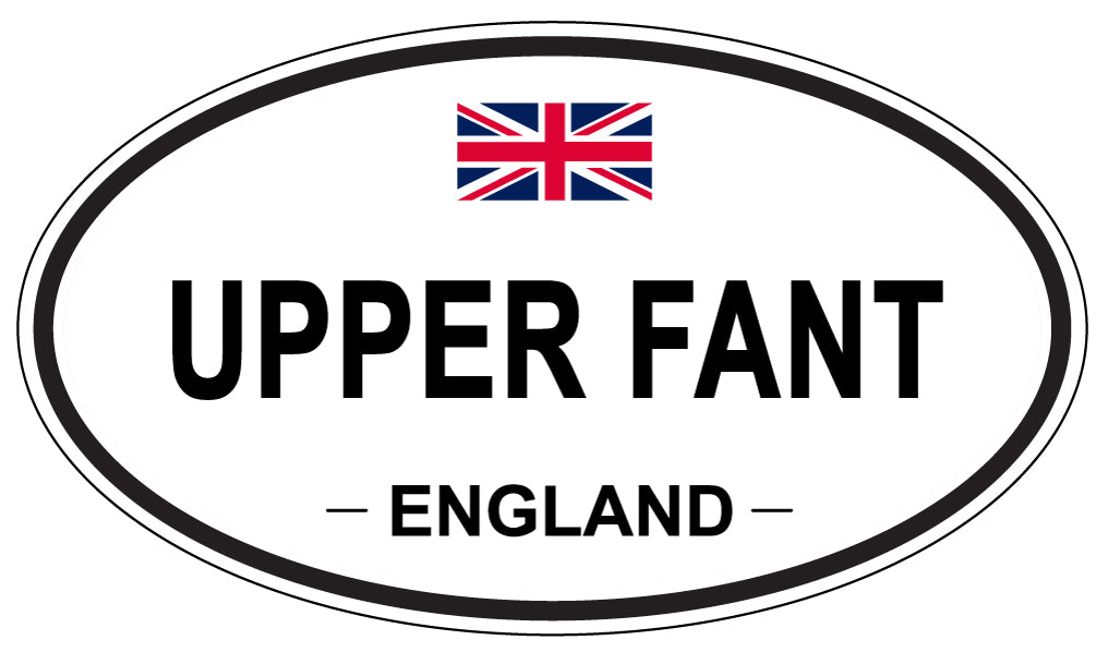 UPPER FANT, England - Oval Magnet