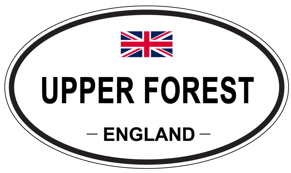 UPPER FOREST, England - Oval Magnet