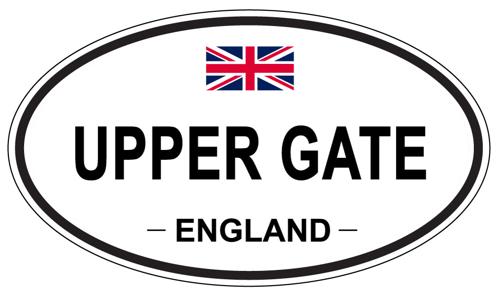 UPPER GATE, England - Oval Magnet