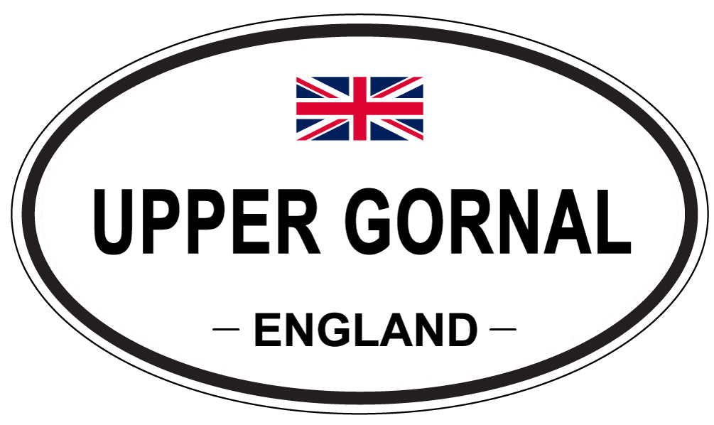 UPPER GORNAL, England - Oval Magnet