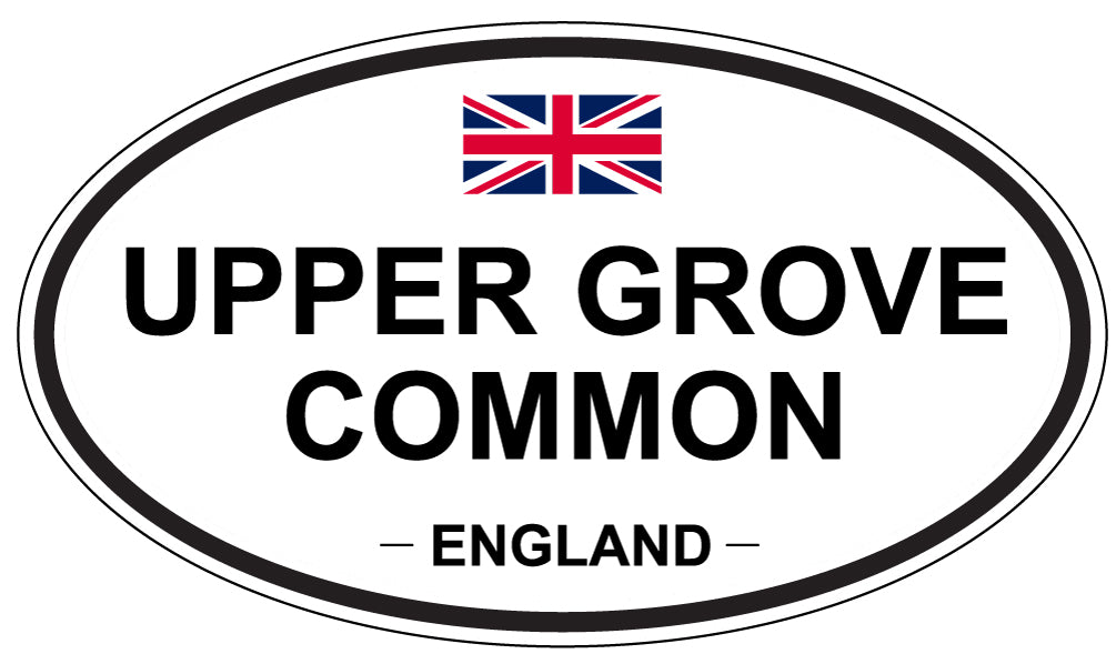 UPPER GROVE COMMON, England - Oval Magnet