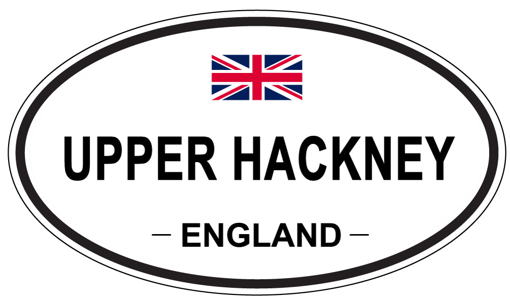 UPPER HACKNEY, England - Oval Magnet