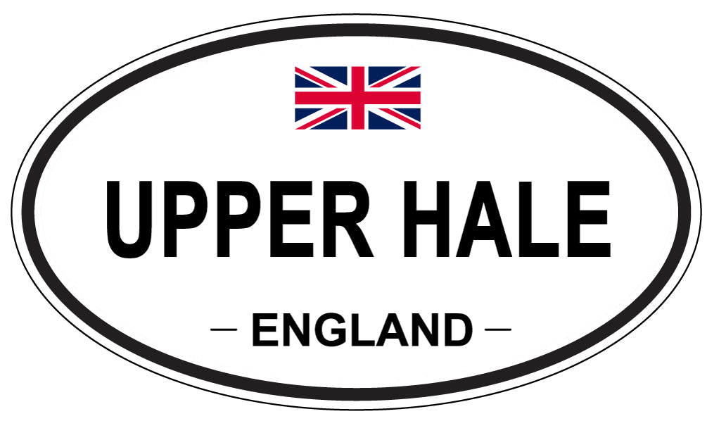 UPPER HALE, England - Oval Magnet