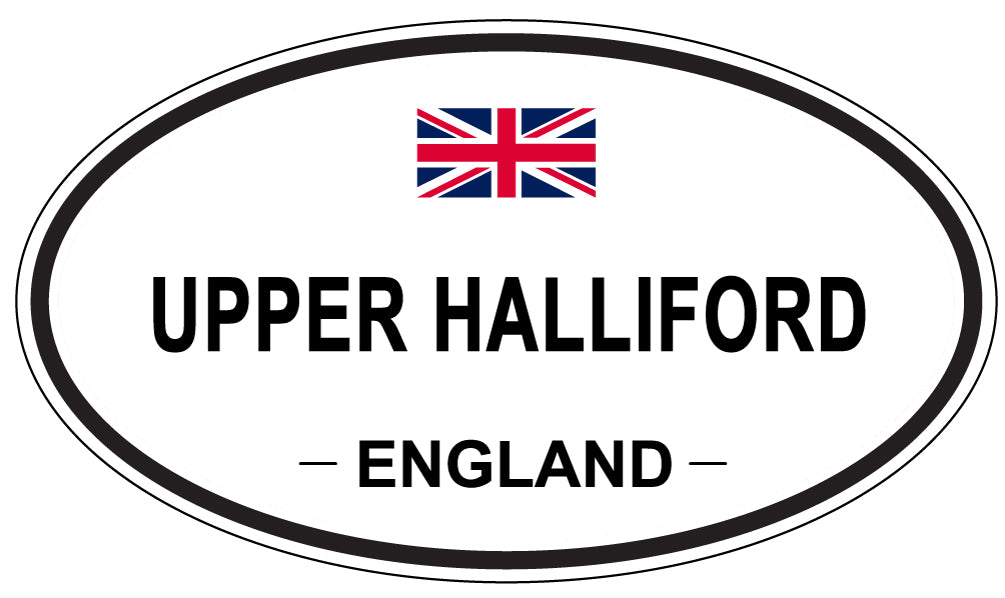 UPPER HALLIFORD, England - Oval Magnet