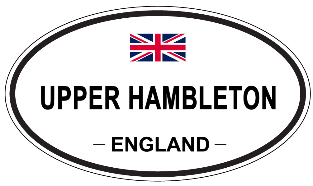 UPPER HAMBLETON, England - Oval Magnet