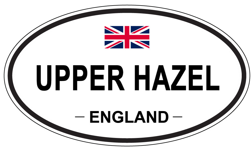 UPPER HAZEL, England - Oval Magnet