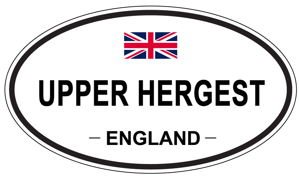 UPPER HERGEST, England - Oval Magnet