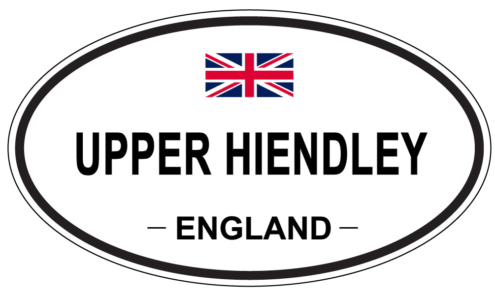 UPPER HIENDLEY, England - Oval Magnet