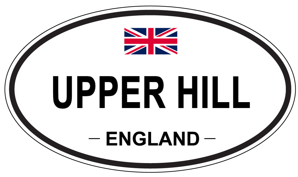 UPPER HILL, England - Oval Magnet
