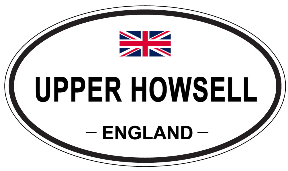 UPPER HOWSELL, England - Oval Magnet