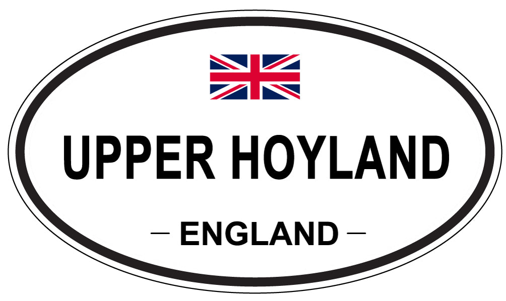 UPPER HOYLAND, England - Oval Magnet
