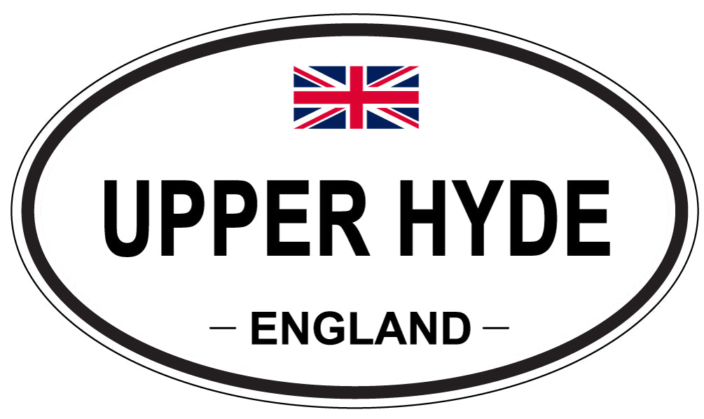 UPPER HYDE, England - Oval Magnet