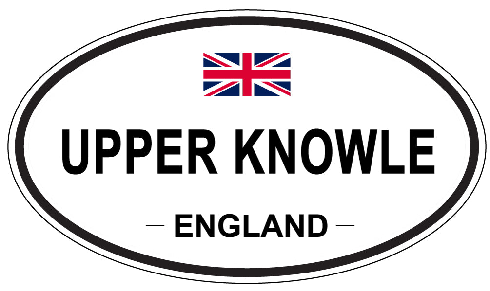 UPPER KNOWLE, England - Oval Magnet