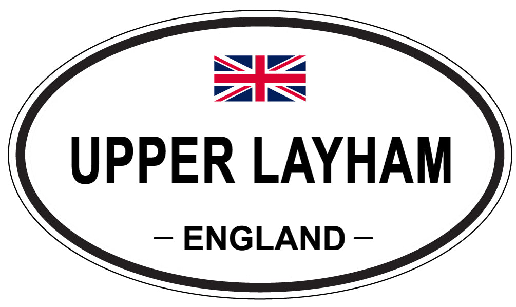 UPPER LAYHAM, England - Oval Magnet