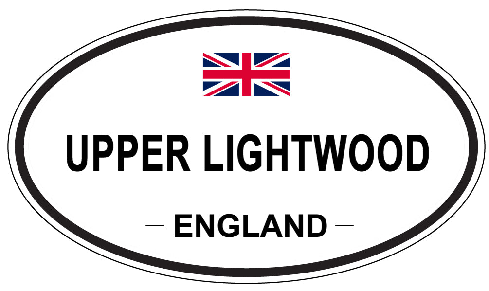 UPPER LIGHTWOOD, England - Oval Magnet