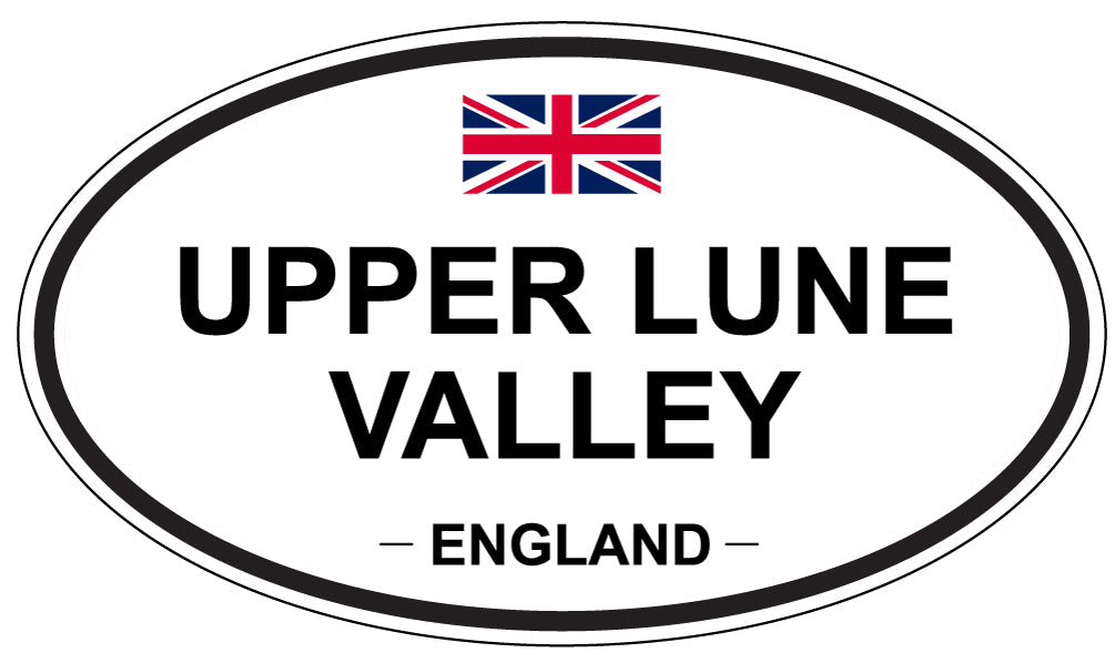 UPPER LUNE VALLEY, England - Oval Magnet