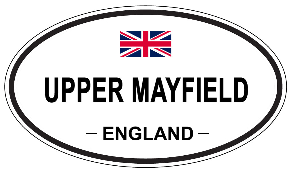UPPER MAYFIELD, England - Oval Magnet