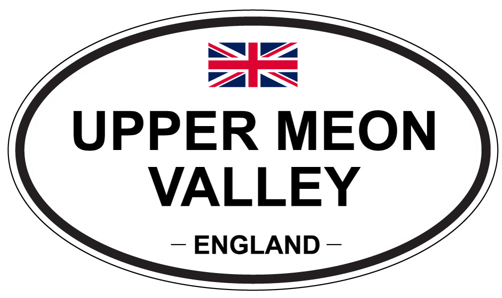 UPPER MEON VALLEY, England - Oval Magnet