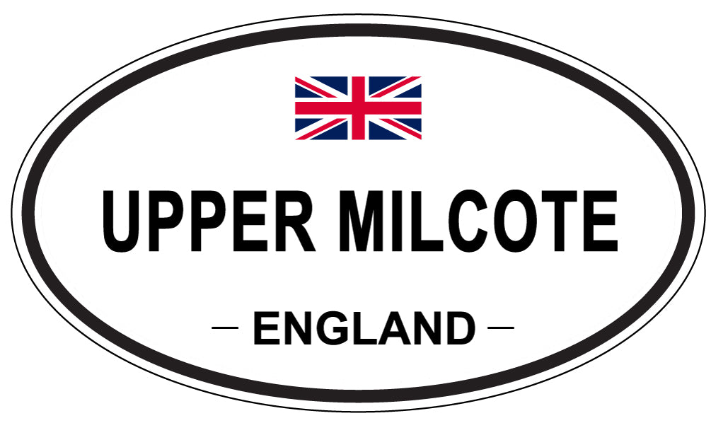 UPPER MILCOTE, England - Oval Magnet