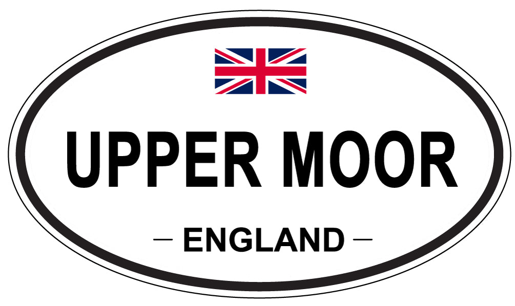 UPPER MOOR, England - Oval Magnet