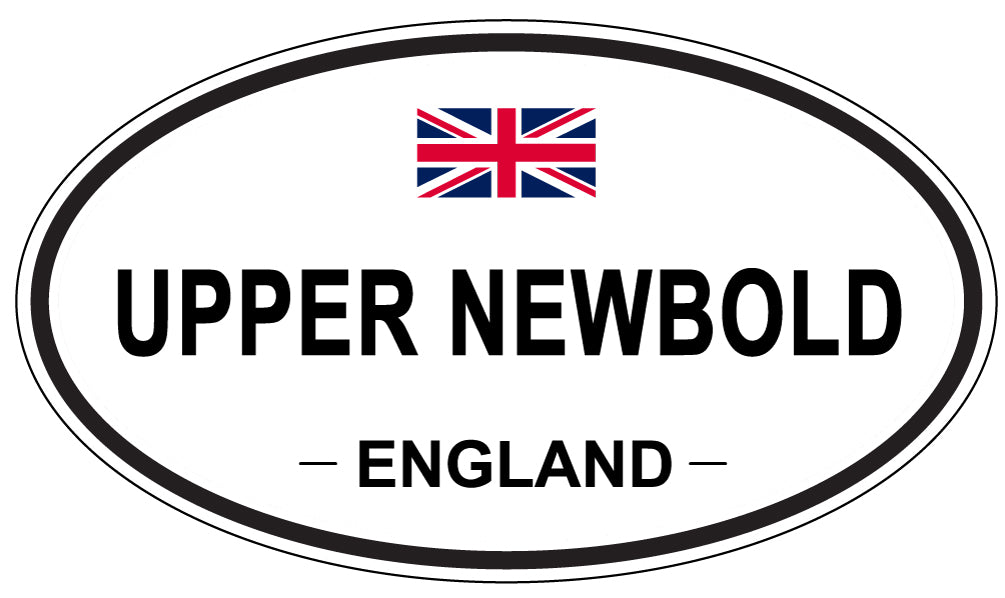 UPPER NEWBOLD, England - Oval Magnet