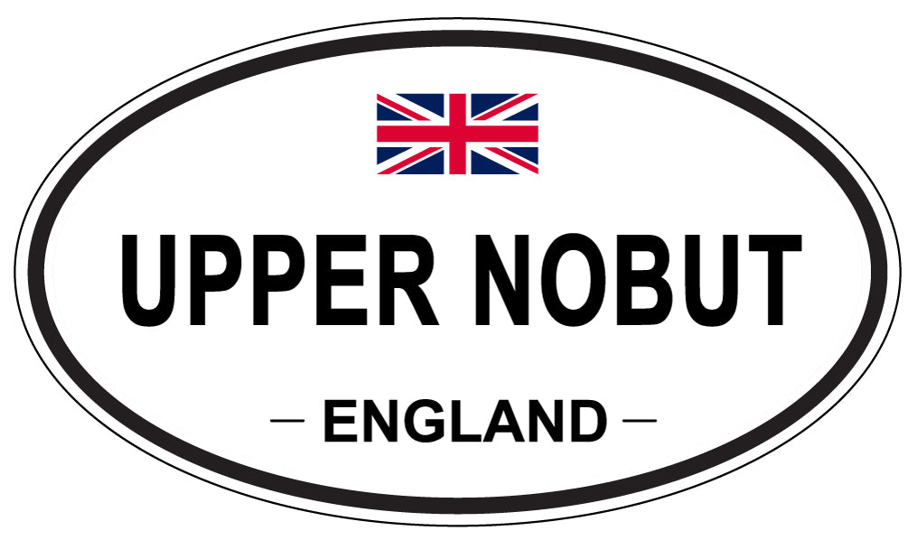 UPPER NOBUT, England - Oval Magnet