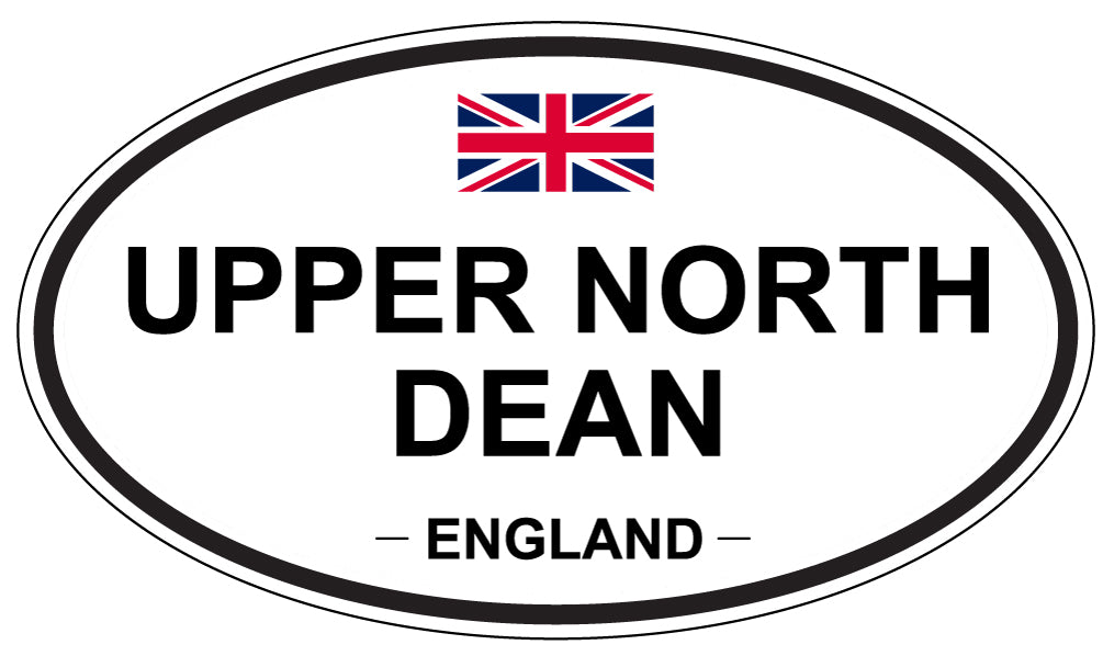 UPPER NORTH DEAN, England - Oval Magnet