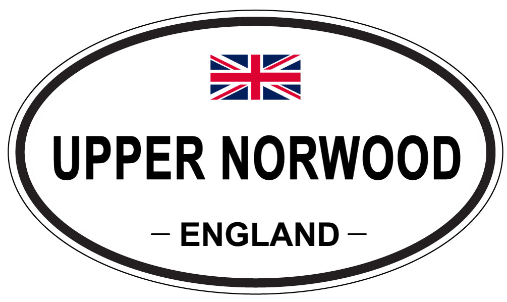 UPPER NORWOOD, England - Oval Magnet