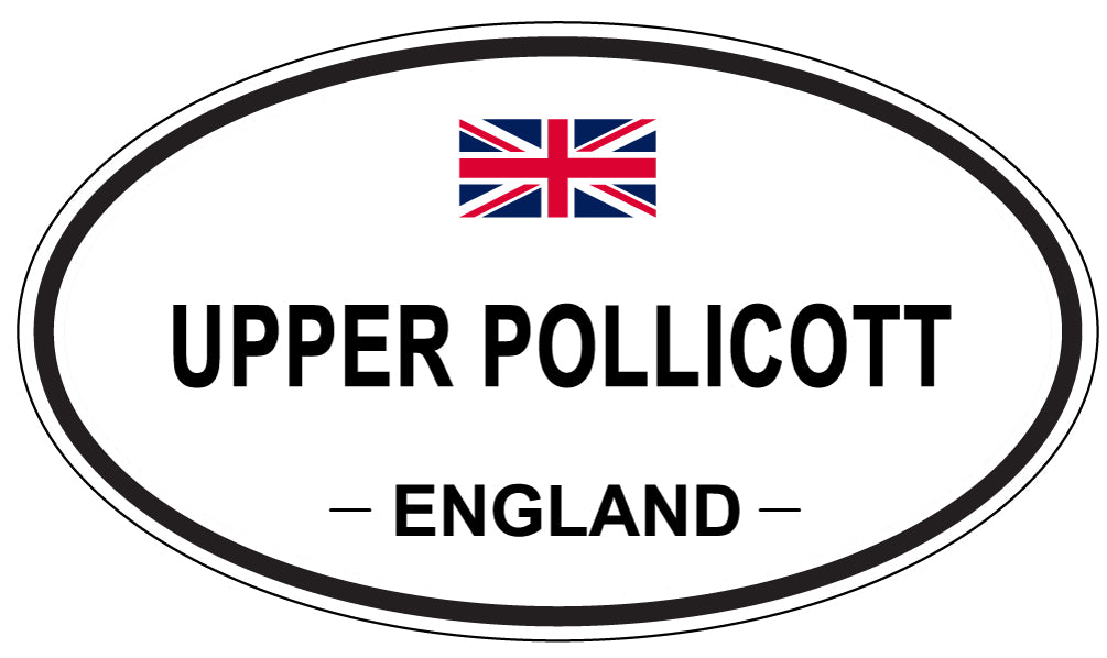 UPPER POLLICOTT, England - Oval Magnet
